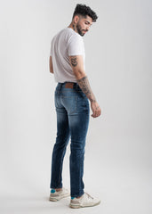 Denim stretch (D-blu) cotton jeans ( b2b leftover)