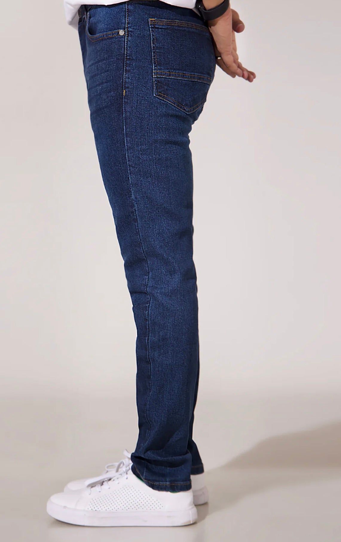 Ankle Fit Jeans In Blue