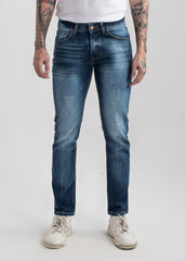 Denim stretch (D-blu) cotton jeans ( b2b leftover)