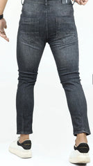 Denim stretch Charcoal ripped jeans