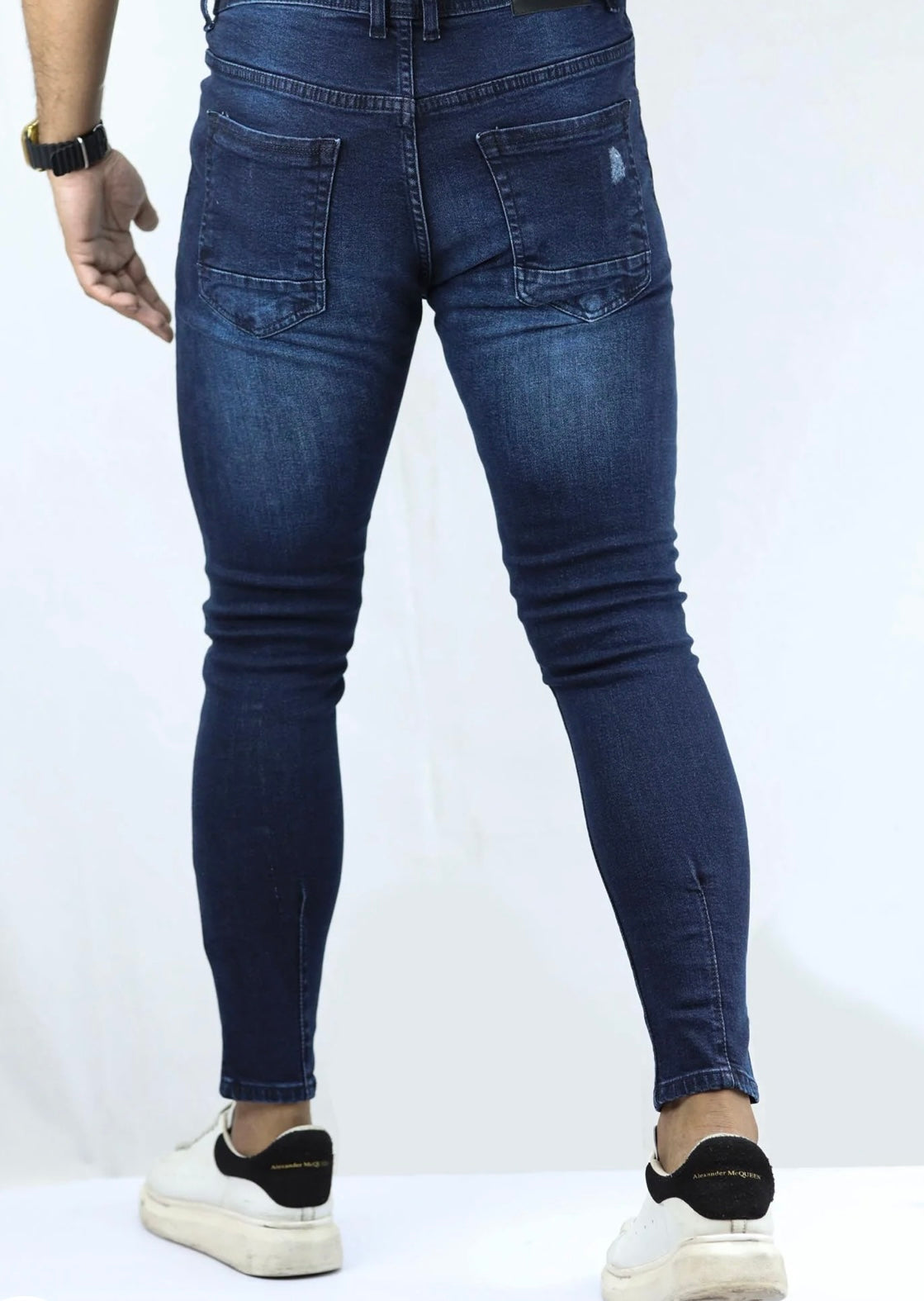 Mens Ripped jeans dark blue