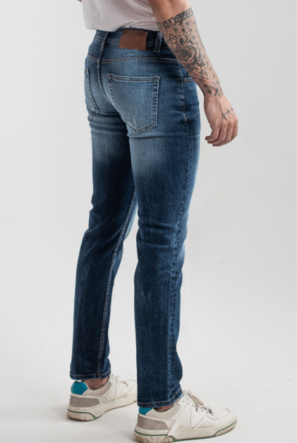 Denim stretch (D-blu) cotton jeans ( b2b leftover)